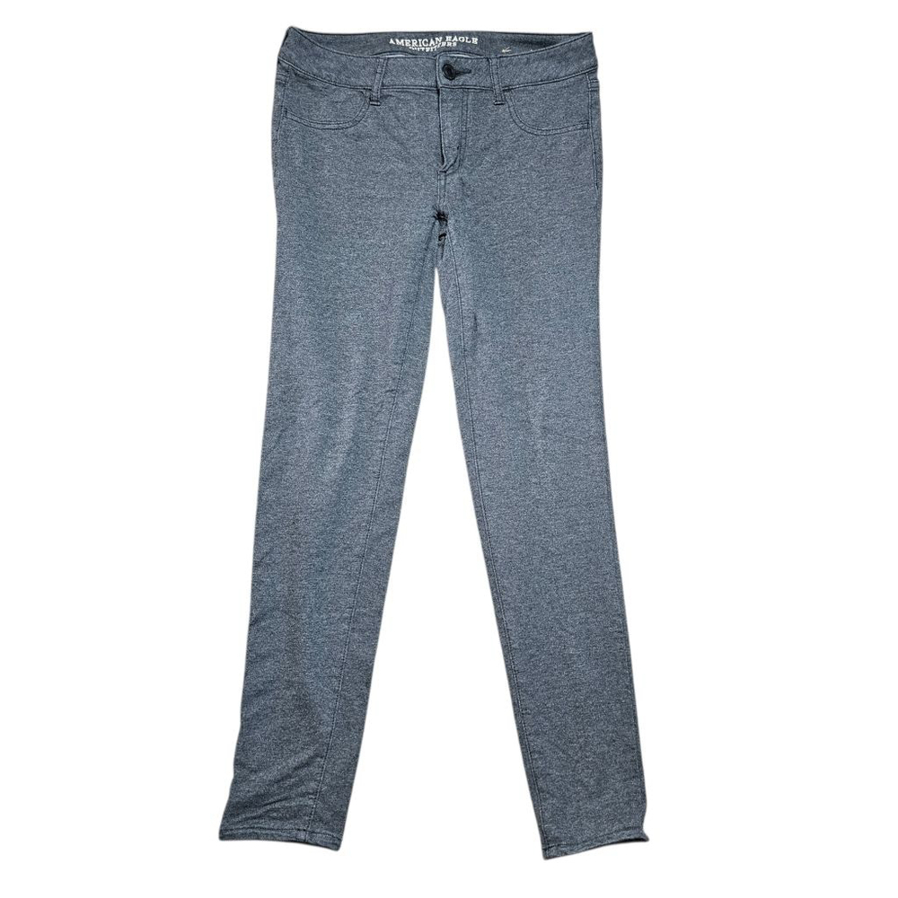 American Eagle Super Stretch Jegging Gray Size 8 Regular Skinny Pants